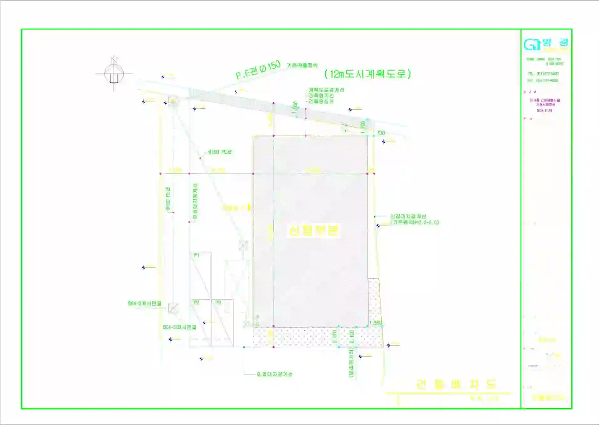 군자동 504 배치도 이미지